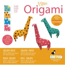 Fridolin Origami Fridolin Funny Zsiráf 20x20 cm 20 lap/csomag (11338)
