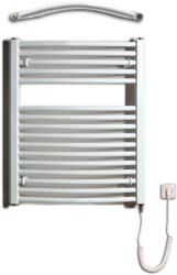 Birossi törölközőszárító radiátor - íves - fehér - 600x730 mm (BIR_TIF60-73)