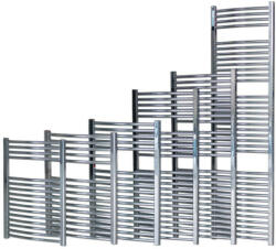 Sanica törölközőszárító radiátor - íves - króm - 400 x 1000 mm (SAN_IK40-100)