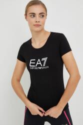 EA7 Emporio Armani t-shirt női, fekete - fekete S - answear - 18 990 Ft