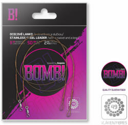 Delphin Acélhuzal BOMB! forgóval és füllel / 49 száll 60cm/14kg (917301150)