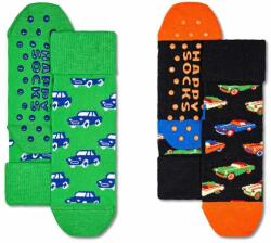 Happy Socks gyerek zokni Kids Cars Anti-Slip Socks 2 pár zöld - zöld 17/21