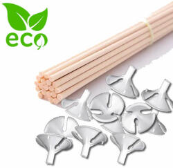 Globos ECO lufi szár + csésze, műanyagmentes, bambusz 40 cm
