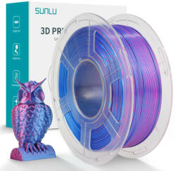 Sunlu - Silk PLA+ Dual - Piros-Kék - 1, 75 mm - 1 kg