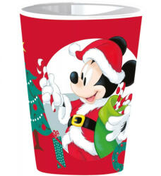 Stor Disney Mickey és Minnie műanyag pohár karácsony (STF09757)