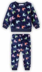 Minoti Lányok fleece pizsama, Minoti, 16pj 14, kék - 104/110 | 4/5év méret