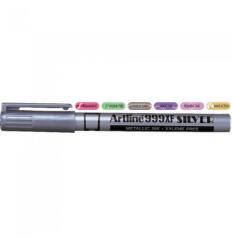 Artline Marker cu vopsea diverse culori, corp metalic, varf rotund 0.8 mm ARTLINE (5407_2623)