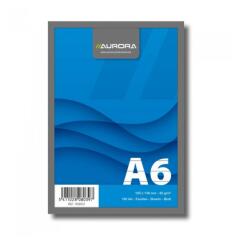 Aurora Blocnotes capsat, A6, 100 file - 60g/mp, microperforatii, AURORA Office (5379_423)