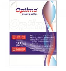 Optima Etichete autoadezive 100 coli A4/top de diverse dimensiuni OPTIMA (2990_4562)