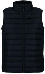 SOL'S Női STREAM oldalzsebes cipzáras steppelt mellény, SOL'S SO04021, Black-XL (so04021bl-xl)