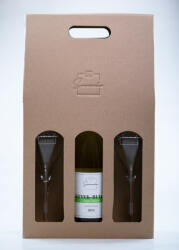  Szanandor Irsai Olivér 2023 Száraz/Dry 11, 5 % 750 ml + 2 db boros kehely (ebiopcs)