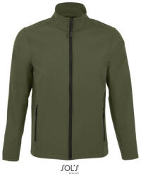 SOL'S Férfi RACE softshell dzseki, SOL'S SO01195, Army-M (so01195ar-m)