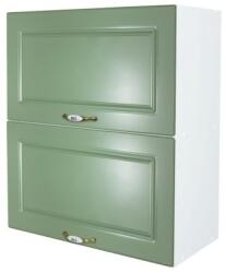 Spectral Mobila Corp superior 60 cu 2 usi orizontale Zebra MDF verde drept