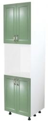 1 Soldat 60 cu 4 usi cu spatiu cuptor Zebra MDF verde drept