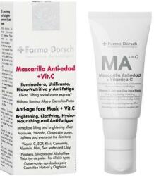 Farma Dorsch Mască purificatoare pentru fermitate, anti-oboseală, cu argilă și mentă Farma Dorsch 50 ml