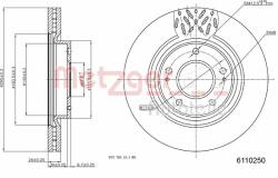 METZGER Disc frana METZGER 6110250 - piesa-auto