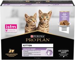 PRO PLAN Pachet Pro Plan Kitten Nutrisavour cu Curcan in Terina, 10 x 75 g