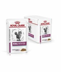 Royal Canin Royal Canin Renal Cat cu Peste, 12 plicuri x 85 g