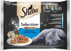 Sheba Sheba Selection Pachet Plicuri cu Peste, 4x85 g