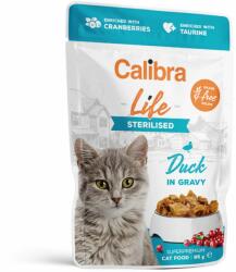 Calibra Calibra Cat Life Pouch Sterilised cu Rata in Sos, 85 g