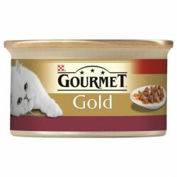 Gourmet Hrana umeda pentru pisici Conserva Gourmet Gold cu Pui si Ficat, 85g