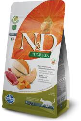 N&D Hrana uscata pentru pisici, N&D Cat Adult cu Rata, Dovleac si Pepene Galben, 1.5 kg