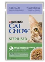 Purina Plic Cat Chow Sterilised cu Miel si Fasole Verde, 85 g