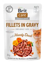 Brit Brit Care Cat Fillets in Gravy cu Rata, 85 g
