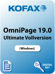 Tungsten Automation Corporation Kofax OmniPage 19.0 Ultimate (1 eszköz / Lifetime) (Elektronikus licenc)
