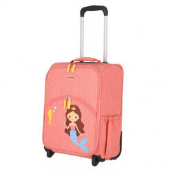 Travelite korall / sellős kétkerekű textil gyerek bőrönd 81697-15 youngster