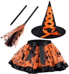 Inlea4Fun Costum de Vrăjitoare Inlea4Fun - portocaliu (JO-ZA4806 PO) Costum bal mascat copii
