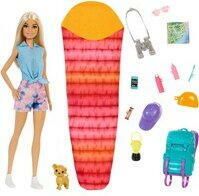 Barbie It takes two! Camping playset - Malibu doll, puppy and accessories (HDF73) - pcone