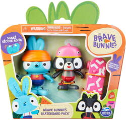 Spin Master Spin Master Brave Bunnies - Treasure hunt with Boo rabbit and tiger, toy figure (with 2 action figures and 1 treasure chest as accessories, toys for children from 3 years, basic figure set) (6064187)