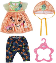 Zapf Creation BABY born Halloween pumpkin dress, doll accessories (43 cm) (834275) - pcone