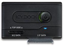 RaidSonic Adapter IcyDock 1x M. 2 SATA or 2.5" SATA SSD to USB 3.2 Gen1 (MB031U-1SMB) (MB031U-1SMB)