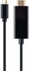 Gembird Cablu video Gembird USB-C Male - HDMI Male, 2 m, Negru (A-CM-HDMIM-01)