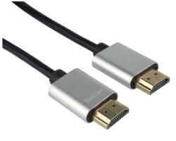 PremiumCord Cablu HDMI plat, Slim, High Speed Ethernet, Versiunea 2.0, 4K×2K@60hz, conectori auriti, 3m, PremiumCord kphdmes3 (kphdmes3)