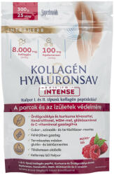 INTERHERB Kollagén Hyaluronsav Intense italpor málna ízű 300 g
