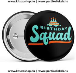 Partikellékek Birthday Squad 2 szülinapi kitűző