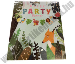 Happy Party Animal állatos banner - DIY