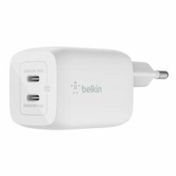 Belkin BoostCharge Dual USB-C PD GaN Wall Charger 68W White (WCH013vfWH)