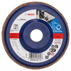 Bosch Disc de slefuire evantai BOSCH X571 pentru metal , D 125 mm; G 120, versiunea dreapta , plastic (2 608 607 341)