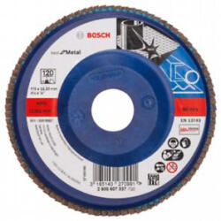 Bosch Disc de slefuire evantai BOSCH X571 pentru metal , D 115 mm; G 120, drept (2 608 607 337)