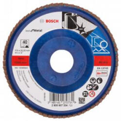Bosch Disc de slefuire evantai BOSCH X571 pentru metal , D 115 mm; G 40, drept (2 608 607 334)