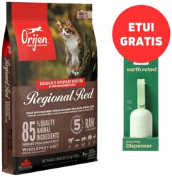 ORIJEN Regional Red Cat 5, 4 kg + EARTH RATED Etui - Illatmentes tasakok 15 db. GRATIS