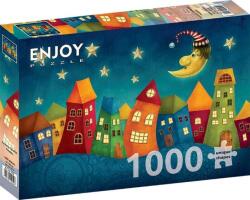 Enjoy 1000 db-os puzzle - Fantasy Colorful Houses (1952)