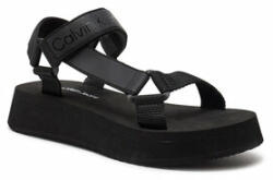 Calvin Klein Jeans Sandale Sandal Velcro Webbing Dc YW0YW01353 Negru