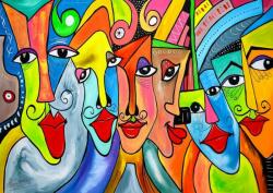 Enjoy 1856 - Faces of Life - 1000 db-os puzzle