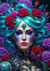 Enjoy 2169 - Gothic Flowers Portrait - 1000 db-os puzzle (2169)
