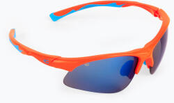 GOG EYEWEAR Ochelari de ciclism pentru copii GOG Balami mat neon portocaliu / albastru / albastru oglindă E993-3